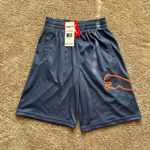 NWT Boys Puma Shorts Blue Size S